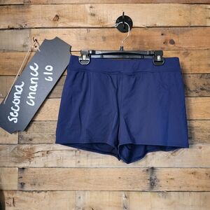Lands End Women's Royal Blue Swim Shorts Size 12